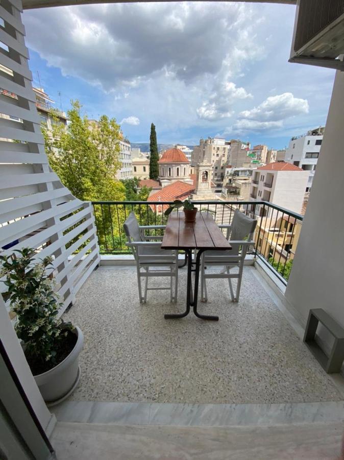 Apartamento Mosaics Aprtm In Monastiraki With Acropolis View Atenas Exterior foto
