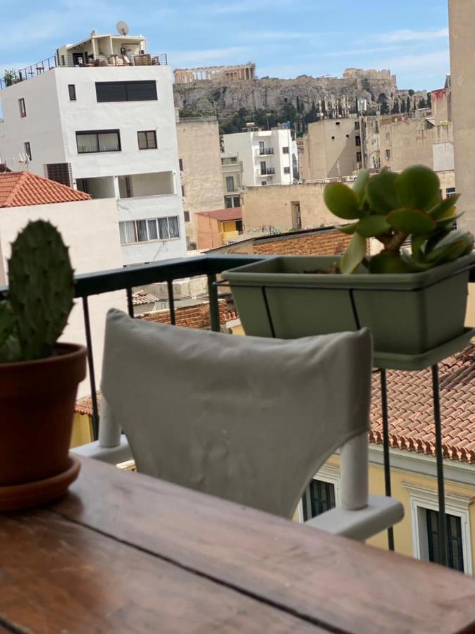 Apartamento Mosaics Aprtm In Monastiraki With Acropolis View Atenas Exterior foto