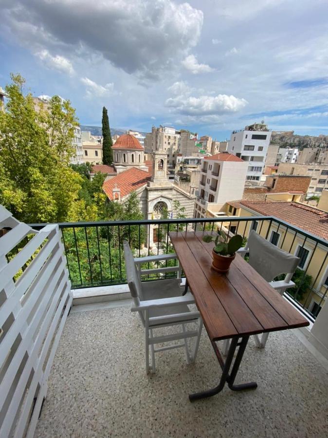 Apartamento Mosaics Aprtm In Monastiraki With Acropolis View Atenas Exterior foto